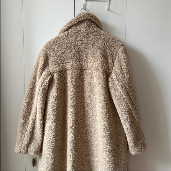 Zara Women's Cozy Cream Teddy Jacket - Picture 7 of 7